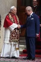 King Charles III And Queen Camilla Vist To Vatican