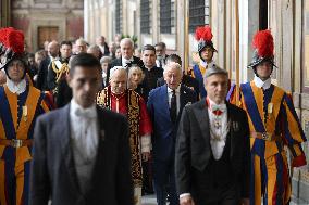 King Charles III and Queen Camilla State Visit To The Vatican