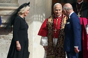 King Charles III And Queen Camilla Vist To Vatican