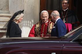 King Charles III And Queen Camilla Vist To Vatican
