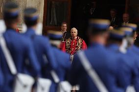 King Charles III And Queen Camilla Vist To Vatican