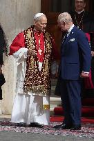 King Charles III And Queen Camilla Vist To Vatican