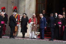 King Charles III And Queen Camilla Vist To Vatican