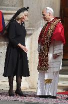 King Charles III And Queen Camilla Vist To Vatican