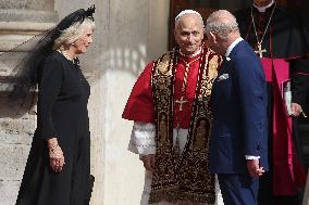 King Charles III And Queen Camilla Vist To Vatican