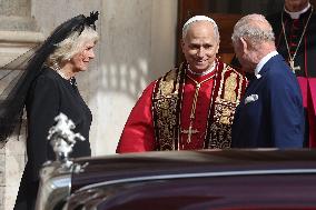 King Charles III And Queen Camilla Vist To Vatican