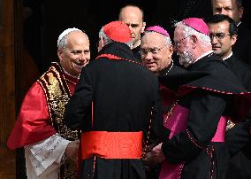Pope Leo XIV In The Courtyard Of The Apostolic Palace - Vatican