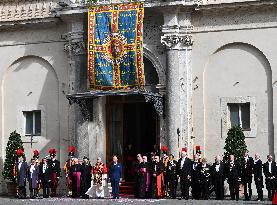 British Royal Couple And Pope Leo XIV At The Vatican