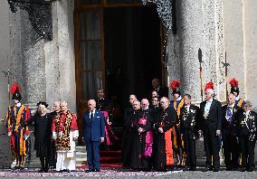 British Royal Couple And Pope Leo XIV At The Vatican