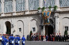 British Royal Couple And Pope Leo XIV At The Vatican