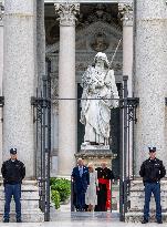 King Charles III And Camilla At St.Paul Basilica - Rome