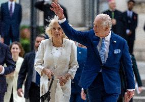 King Charles III And Camilla At St.Paul Basilica - Rome