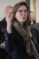 Sebastien Lecornu during a visit at DNEF and the National and DVNI - Romainville