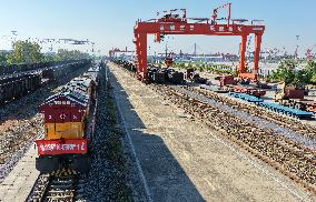 Yangtze River Freight Train