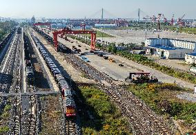 Yangtze River Freight Train