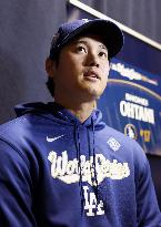 Baseball: Dodgers' Ohtani ahead of World Series