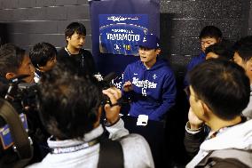 Baseball: Dodgers pitcher Yamamoto ahead of World Series