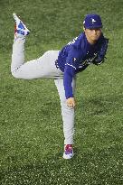 Baseball: Dodgers pitcher Yamamoto ahead of World Series