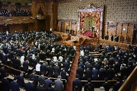 Extraordinary Diet session opens in Japan