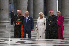 King Charles III And Camilla At St.Paul Basilica - Rome