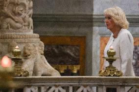 King Charles III And Camilla At St.Paul Basilica - Rome