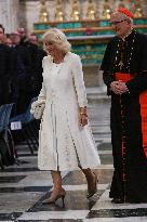 King Charles III And Camilla At St.Paul Basilica - Rome
