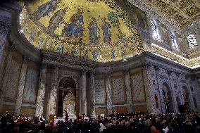 King Charles III And Camilla At St.Paul Basilica - Rome