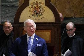 King Charles III And Camilla At St.Paul Basilica - Rome