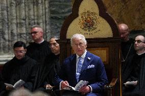 King Charles III And Camilla At St.Paul Basilica - Rome