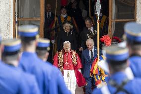 King Charles III And Queen Camilla Vist To Vatican