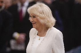 Ecumenical Service Basilica of St. Paul Outside the Walls - Visit of Their Majesties King Charles III of England and Queen Camil