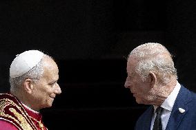 King Charles III And Queen Camilla Vist To Vatican