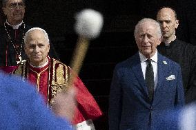 King Charles III And Queen Camilla Vist To Vatican