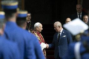 King Charles III And Queen Camilla Vist To Vatican