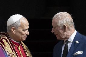 King Charles III And Queen Camilla Vist To Vatican
