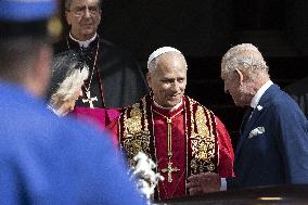 King Charles III And Queen Camilla Vist To Vatican