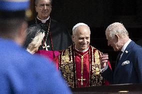King Charles III And Queen Camilla Vist To Vatican