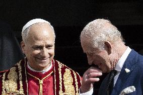 King Charles III And Queen Camilla Vist To Vatican