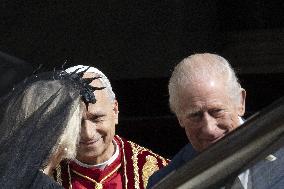King Charles III And Queen Camilla Vist To Vatican