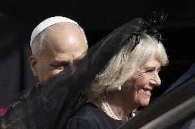 King Charles III And Queen Camilla Vist To Vatican