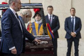 King Charles III And Queen Camilla Vist To Vatican