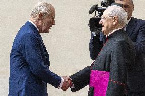 King Charles III And Queen Camilla Vist To Vatican