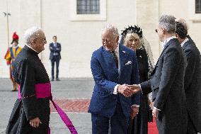 King Charles III And Queen Camilla Vist To Vatican