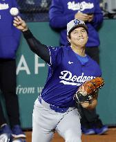 Baseball: Dodgers' Ohtani ahead of World Series