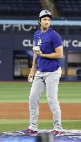 Baseball: Dodgers' Ohtani ahead of World Series