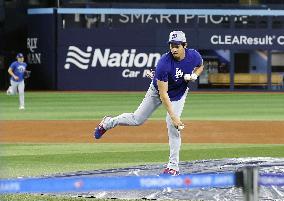 Baseball: Dodgers' Ohtani ahead of World Series
