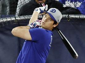 Baseball: Dodgers' Ohtani ahead of World Series