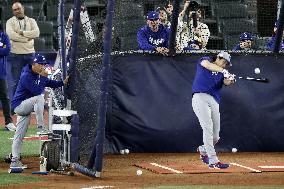 Baseball: Dodgers' Ohtani ahead of World Series