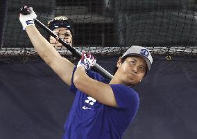 Baseball: Dodgers' Ohtani ahead of World Series