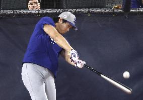 Baseball: Dodgers' Ohtani ahead of World Series